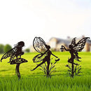 Decorative Garden Stakes, Fairy Garden Statues for Home and Garden (3) by CozyNest Decor