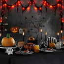 Halloween Horror Atmosphere Lights, Orange&Purple LED String Lights with 9.9FT Creepy Black Gauze, Battery Powered with Timer & 8 Flashing Modes (2 Pack Red) by CozyNest Decor