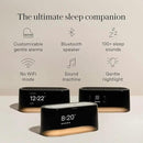 Loftie Alarm Clock with Sound Machine – Smart Alarm Clock with Light, White Noise, Bluetooth Speaker, Night Light Sound Machine, 100+ Sounds, Blackout Mode, No WiFi Mode, Optional Subscription - Steel by CozyNest Decor