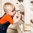 Inaya Magnetic Cabinet Locks Baby Proofing, 12 Locks & 2 Keys, Child Proof Magnet Locks for Cabinet Drawers with Invisible Design, 3M Adhesive for Easy Installation - No Drill & Tools Needed by TinyTreasures Baby Boutique