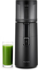 Hurom H400 Cold Press Juicer Machine, Award Winning Masticating Slow Juicer, Easy to Clean, Strainer & Hands Free with Self Feeding, Wide Mouth Hopper, Easy Assembly (Matte Black) by CozyNest Decor