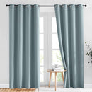 NICETOWN Living Room Curtains for Windows 84 inch Long - Stormy Sea Decorative Grommet Room Darkening Window Treatments for Bedroom/Porch, 2 Panels = 104" Wide by TinyTreasures Baby Boutique