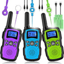 Wishouse Walkie Talkies for Kids Adult Long Range Rechargeable 3 Pack,Boy Wearable Walky Talky Set 2 Way Radio with USB Charger Battery,Camping Games Toy Birthday Xmas Gift for Girl Children Family by TinyTreasures Baby Boutique
