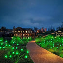 St Patricks Day Decorations Solar Garden Green Lights Outdoor, 2 Pack 20 LED Solar Firefly Lights, Waterproof Solar Wind Swaying Lights for St. Patrick's Day Irish Day Outside Yard Patio Decoration by GreenHaven Gardens