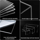 8.5x9x9.5 Inch Acrylic Risers Display Stands 3pcs, Rectangular Display Risers 3 Steps, Clear Acrylic Stand for Brand Store, Retails by CozyNest Decor