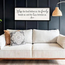 Bless the Food Before Us Sign Wall Decor 32''×12'' Large Farmhouse Dining Room Wall Decor Framed Wood Rustic Home Wall Art Kitchen Decoration (Black) by CozyNest Decor