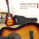 ADM Beginner Acoustic Classical Guitar 30 Inch Nylon Strings Wooden Guitar Bundle Kit for Kid Boy Girl Student Youth Guitarra Online Lessons with Gig Bag, Strap, Tuner, Extra String,Pick,Sunbrust 1 by TinyTreasures Baby Boutique