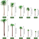 48 Pcs Plastic Model Tree Layout Rainforest Train Palm Tree Model Coconut Palms for Outdoor Garden Decoration by GreenHaven Gardens