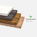 OKD 48" Modern Farmhouse Coffee Table, Wooden Living Room Table with Hidden Storage Drawer, Rustic Rectangular Center Tables with Wood Thick Design for Living Room, Office, Antique White by CozyNest Decor