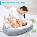 Baby Play Mat, 7-in-1 Tummy Time Activity Gym Mat, Washable Baby Lounger Nest, Portable Floor Seat for Home & Travel, Baby Essentials Gift for Infant Newborn 0-6-12-18 Months by TinyTreasures Baby Boutique