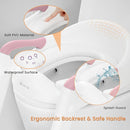 JASSONE® Potty Training Seat, Toddler Step Stool, 2 in 1 Potty Training Toilet for Kids, Baby Seat with Splash Guard and Anti-Slip Pad for Boys Girls Potty Training, BabyPink by TinyTreasures Baby Boutique