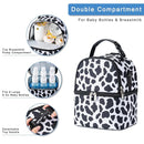 Breastmilk Cooler Bag with Ice Pack Fits 6 Baby Bottles up to 9 Ounce, Breast Milk Pump Cooler Bag with Shoulder Strap for Nursing Mom Daycare, Work, Travel by TinyTreasures Baby Boutique