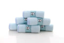 HIPHOP PANDA Baby Washcloths, Rayon Made from Bamboo - 2 Layer Ultra Soft Absorbent Newborn Bath Face Towel - Reusable Baby Wipes for Delicate Skin - Blue, 6 Pack by TinyTreasures Baby Boutique
