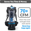 Prolux 2.0 Cordless Bagless Upright Backpack Vacuum with 1 hour Lithium Ion Battery by Prolux Cleaners