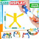 Magnetic Travel Toys for Toddlers Kids 10PCS, Airplane Car Travel Activities Essential, Fidget Toys Road Trip ‌Sensory Toy, Fidgets for Classroom Toys for 3 4 5 6 7 8 Year Old - Square Style by TinyTreasures Baby Boutique