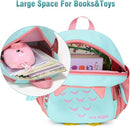 SUN EIGHT Preschool Backpack Toddler for Girls Animal Waterproof Kids Backpack 3D Cartoon School Bag for Baby Girl Boy 1-5 Years（Cute Owl） by TinyTreasures Baby Boutique