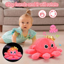 Baby Crawling & Walking Toys 6-12 Months Musical Octopus Plush Light up Stuffed Animal Dancing 1 Year Old Girl Gifts Music Sensory Walking Toy 0-6 7 8 9 Months Learning Newborn Baby Girl Birthday Gift by TinyTreasures Baby Boutique