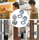2 Pack Deadbolt Child Safety Lock Cover, Child Proof Door Knob Cover, Large Size Door Safety Deadbolt Lock for Kids, 2.76 * 2.14" by TinyTreasures Baby Boutique