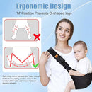 Baby Sling Carrier 2025 Baby Carrier Newborn to Toddler Sling Lightweight Baby Carrier Sling with Adjustable Straps Toddler Carrier Baby Wrap Sling for 10-30 lbs(Black) by TinyTreasures Baby Boutique