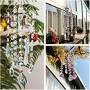 H&D HYALINE & DORA Chandelier Wind Chimes AB Coating Crystal Prisms Hanging Suncatcher Pendant Home Decor Gifts by GreenHaven Gardens
