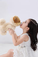 Electronic Walking Pomeranian Stuffed Dog Toy, Realistic Interactive Puppy Robot Pet Dog, Walking, Barking,Wagging Tail & Talking,Present Pet Gifts for 3+ Year Boys Girls by TinyTreasures Baby Boutique