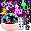 PIKOY Girl Toys, 【3 Slides+96 Projections】 Star Projector & Unicorn Toys & Princess Toy, 2-8 Year Old Girl Birthday Gift, Juguetes para Niñas, Toys for Girls 8-10, Princess Room Decor & Mermaid Toy by TinyTreasures Baby Boutique