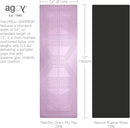 agoy Pro+ Warrior - Premium Non-Slip Yoga Mat – Eco-Conscious Design - PU Mat With Wet/Dry Grip+ - Focus Alignment - Lazer-Etched Technology - A Portable Standard Size Mat for All Styles of Yoga by TinyTreasures Baby Boutique