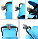 Accmor Universal Cup Holder, Stroller Cup Holder, 360° Rotatable Large Caliber Designed Bottle Holder for Stroller, Bike, Wheelchair, Walker, Scooter, Grey by TinyTreasures Baby Boutique
