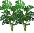Melorca&Guilla Artificial Plants 2PCS 30“Large Fake Monstera Plants,Faux Tropical Palm Plant,Tall Artificial Tree Greenery Shrubs Bushes for Garden Porch Window Box Shop Office Home Décor by CozyNest Decor