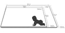 Baby Care Play Mat (Medium, Playful - Pinko & Friend) 73’’ x 49’’ Original One-Piece Reversible Rollable Waterproof Play Mat for Infants, Babies, Toddler, and Kids by TinyTreasures Baby Boutique