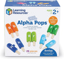 Learning Resources Smart Snacks Alpha Pops, 26 Pieces, Age 2+, Toys for Toddlers, Toddler Alphabet, Learning ABC, Learning Toys, Stocking Stuffers for Kids by TinyTreasures Baby Boutique