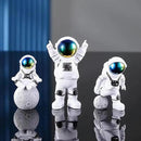 Gradient Astronaut Statues Set of 3, Space Theme Nursery Shelf Classroom Desk Decor Cake Toppers by CozyNest Decor