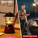 LED Camping Lantern Rechargeable Stepless Dimming Vintage Tent Lamp, 4000mAh Power Bank, IPX5 Waterproof Portable Hanging Camping Tent Light for Camping Hiking Emergency and Power Outage by GreenHaven Gardens