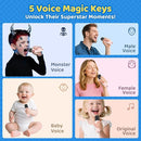 Karaoke Machine for Kids, Toys for 3-12 Years Old Girls Gifts, Kids Karaoke Microphone Machine Toy, Best Fun Christmas Birthday Gifts for 5 6 7 8 9 10 11 Years Teens Girl Boys Pink 2 Mic by TinyTreasures Baby Boutique