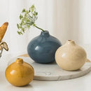 Ceramic Vase Set of 3,Small Vase for Home Decor,Mini Flower Vase, Decorative Vase for Table Living Room,Bedroom, Kitchen, Bathroom, Bookshelf by CozyNest Decor