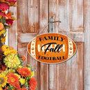 Autumn Wooden Signs, Rustic Thanksgiving Decoration, Home Interior And Exterior Decor, Autumn Harvest Thanksgiving Home Decor (Football), Housewarming Gift by CozyNest Decor
