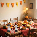 Amorita Fall Thanksgiving Decorations Wooden Turkey Pilgrim Couple Table Sign 3 Pcs Fall Thanksgiving Decor Standing Tabletop Sign Decor for Autumn Harvest - Z by CozyNest Decor
