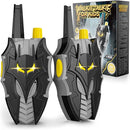 Bat Walkie Talkies for Kids with Flashing Eye Lights, Stealth Spaceship & Winged Dart Design, 2 Pack 2 Way Radio 3-12 Year Old Boy Toys, Outdoor Hiking Toys for Kid 3-5 4-6 6-8 8-10 Boys Birthday Gift by TinyTreasures Baby Boutique