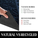 Yimobra Door Mat Indoor Outdoor Entrance, Non Slip Welcome Front Doormats, Heavy Duty Rubber Backing, Stain and Fade Resistant, Low Profile, Easy Clean Patio Garage Floor Mats, 47 x 32, Blue by CozyNest Decor