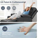 Recliner Chairs with Recliner Side Table End Table for Adults, Massage Rocker, USB Ports, 360 Degree Swivel Single Sofa Seat Living Room by CozyNest Decor