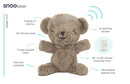 SNOObear White Noise Machine - Cry-Activated Plush Baby Sleep Soother - Cream Woolly by TinyTreasures Baby Boutique