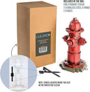 Dog Fire Hydrant Garden Statue with 2 Stakes, 14 Inches (Small) by GreenHaven Gardens