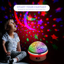 Timer Star Light Projector with Remote Control,Rotation and 16 Colors Projection Lamp and Sleep Light,Christmas Easter Birthday Gifts for Kids, Boys Girls Gifts by TinyTreasures Baby Boutique