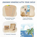 Personalized Name Growth Chart, Surfboard Children's Height Growth Chart Wall Board, Stereoscopic Height Ruler, Precision Height Measuring Instrument for Nursery Room, Includes Tools by CozyNest Decor