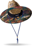 Straw Hat for Men & Women | Lifeguard Hat, Beach Hat & Sun Hat | UPF 50+ Wide Brim for Sun Protection | One Size | Hemlock by GreenHaven Gardens