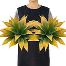 Artificial Agave Plants,Large UV Resistant Fake Agave Planters for Indoor and Outdoor Decorating Tropical Plant Succulents Greenery Indoor Decor (2Pack,18" Yellow) by CozyNest Decor