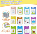 MAYAPHILOS Arabic and English Speaking Flash Cards with 510 Sight Words, Learn Arabic for Kids, Audible Pocket Speech Early Educational Toys for Toddlers 2 3 4 5 6 Years Old by TinyTreasures Baby Boutique