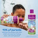 Childs Farm, Kids Hair & Body Wash for Dry, Sensitive Skin, Blackberry & Organic Apple, Gently Cleanses, Vegan, Cruelty-Free, 16.9 fl oz by TinyTreasures Baby Boutique
