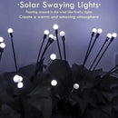 OZS 10pack 80LED Solar Garden Lights - Outdoor, Swaying Lights, Waterproof for Garden Pathway Decoration (Cool White) by GreenHaven Gardens