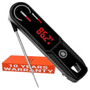ThermoPro Lightning 1-Second Instant Read Meat Thermometer, Kitchen Food Thermometer with Auto Wake/Sleep/180° Rotating Display, Waterproof Cooking Thermometer for Oil Deep Fry Smoker BBQ Grill by TinyTreasures Baby Boutique